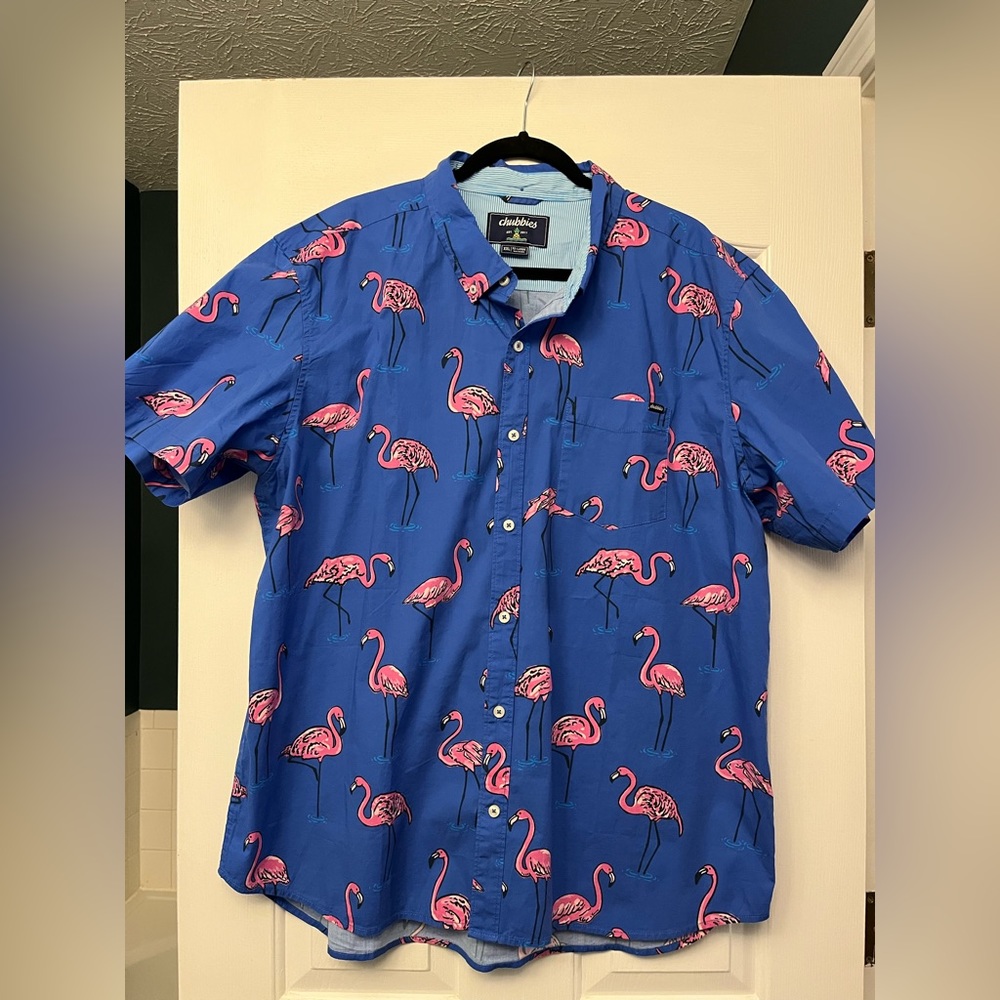 NWOT Chubbies Poplin Button Up - XL